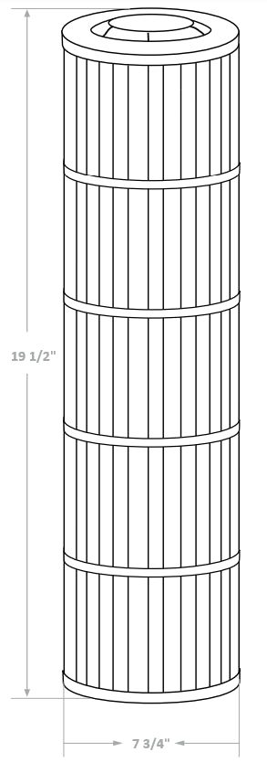 HSC-90 Cartridge Dimensions