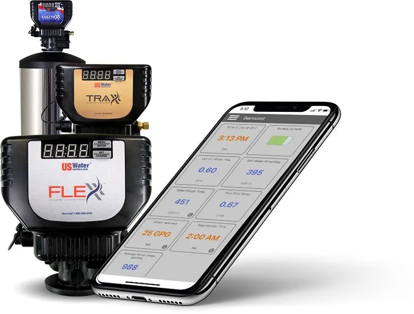 USWater flexx tank cellphone app