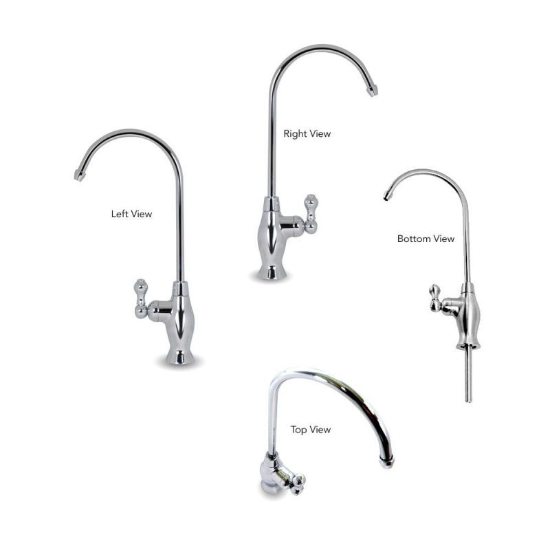 hydronix chrome elegant lead free reverse osmosis faucet lf ec32 cp.media .06