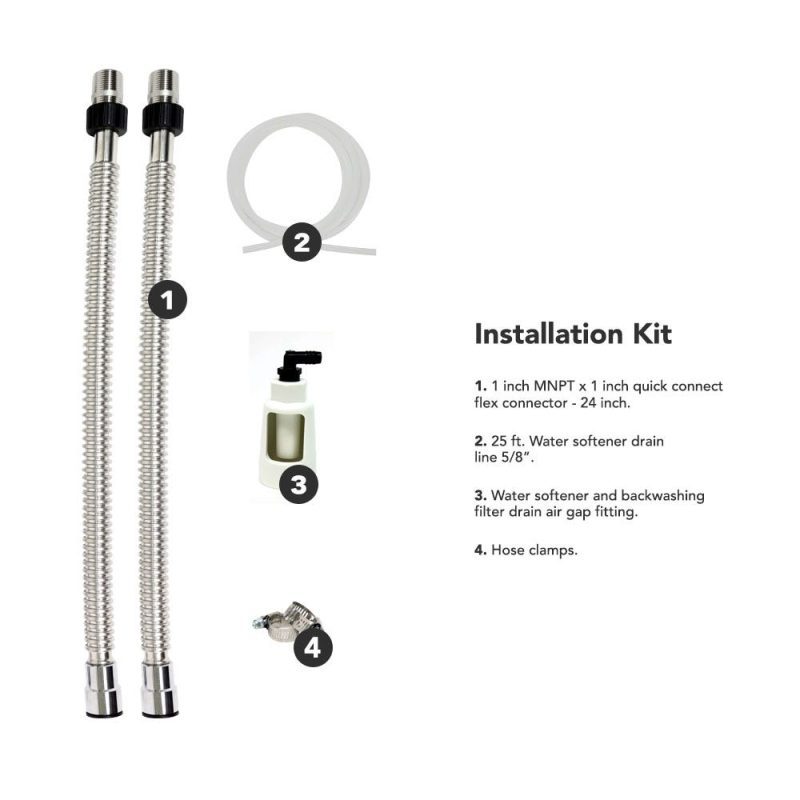 install kit for us water softeners and backwashing filters.media .1 Inch.01