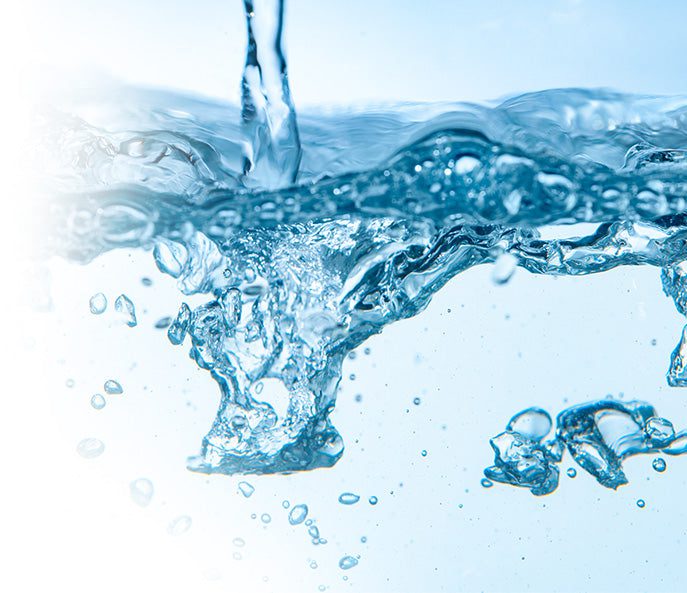 purified clear water by us water systems