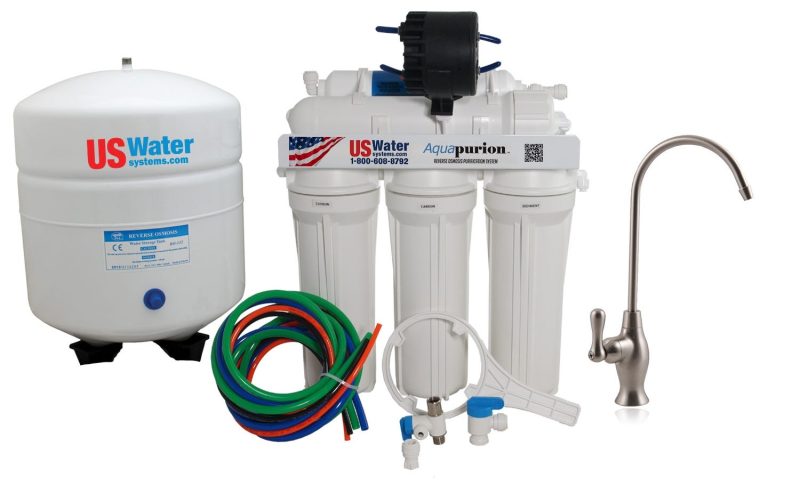 us water aquapurion 5 stage reverse osmosis system with enhanced nitrate removal.media .brushed nickel.yes .01