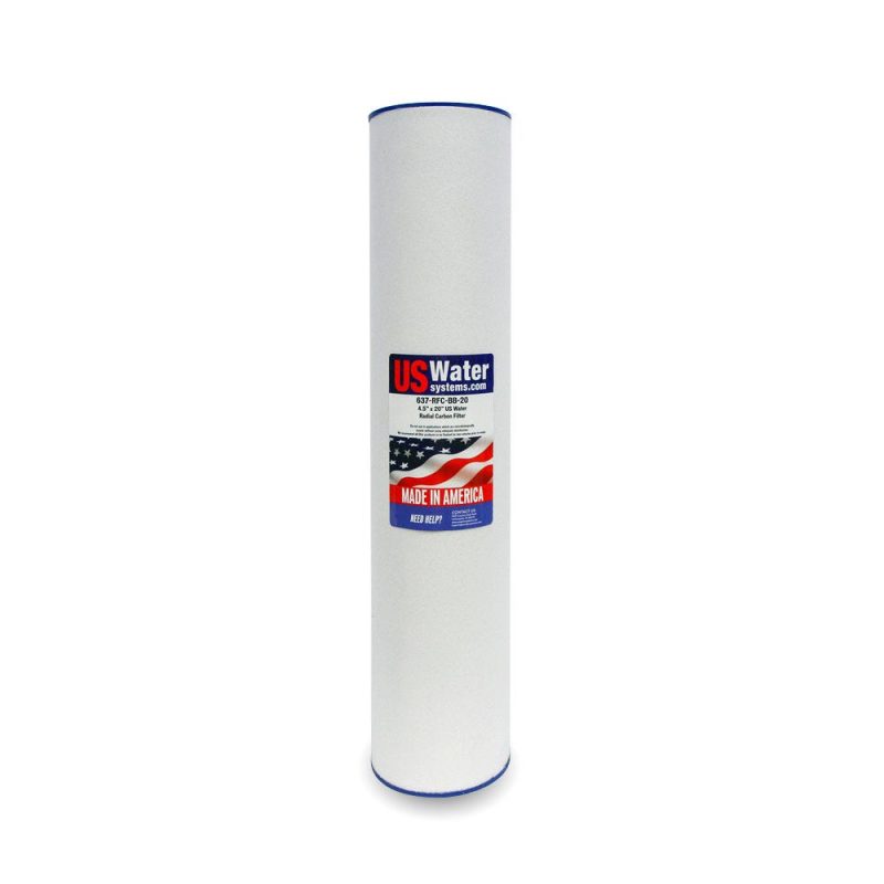 us water radial flow carbon filter 4 5 x 20 rfc bb 20.media .01